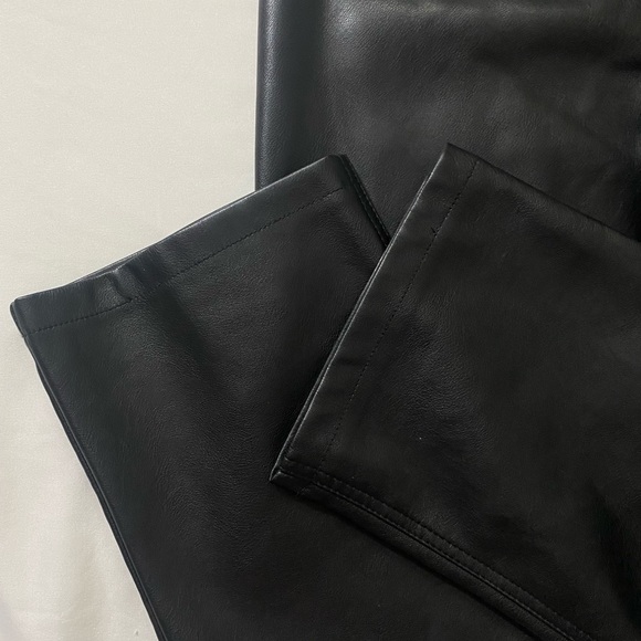 Dynamite Faux Leather Straight Pants - Picture 7 of 15